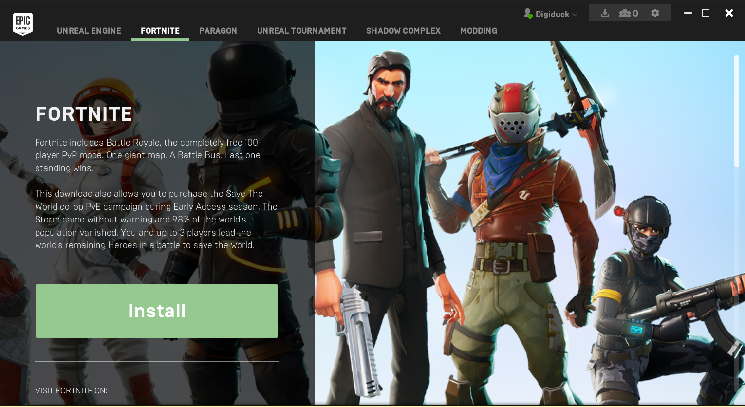 Wait, if Epic Games Launcher came out late 2018, how did you get